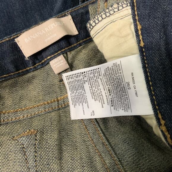 Banana Republic Cropped Capri Jeans Size 2 Juniors - Picture 3 of 7